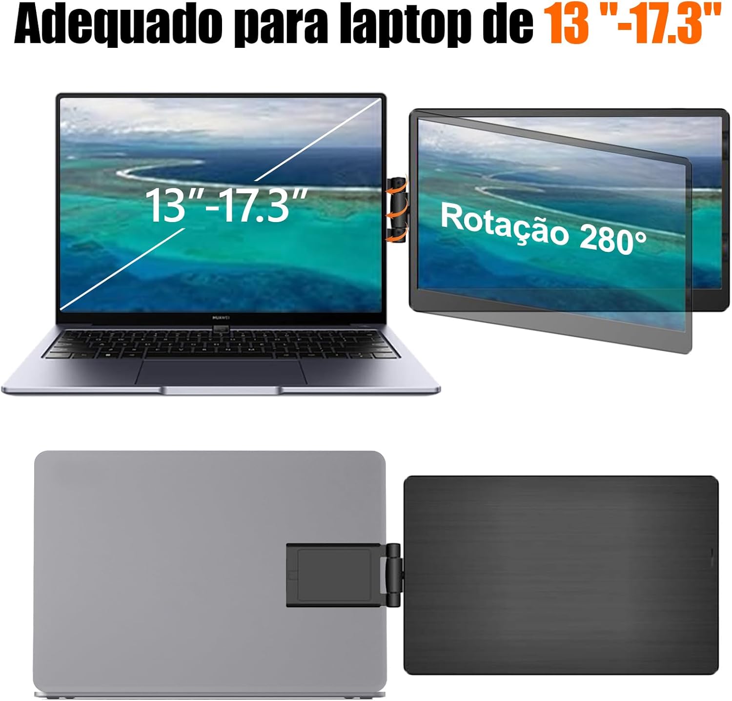 Monitor Portátil Anvazise - Um dos melhores gadgets tecnológicos de 2026