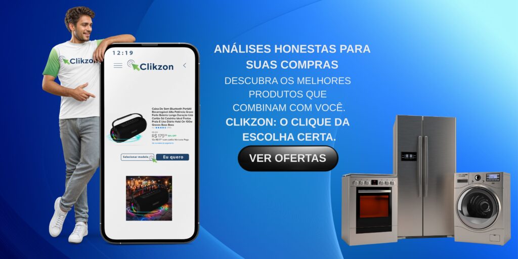 Análises de produtos de tecnologia, casa e saúde no Clikzon.
